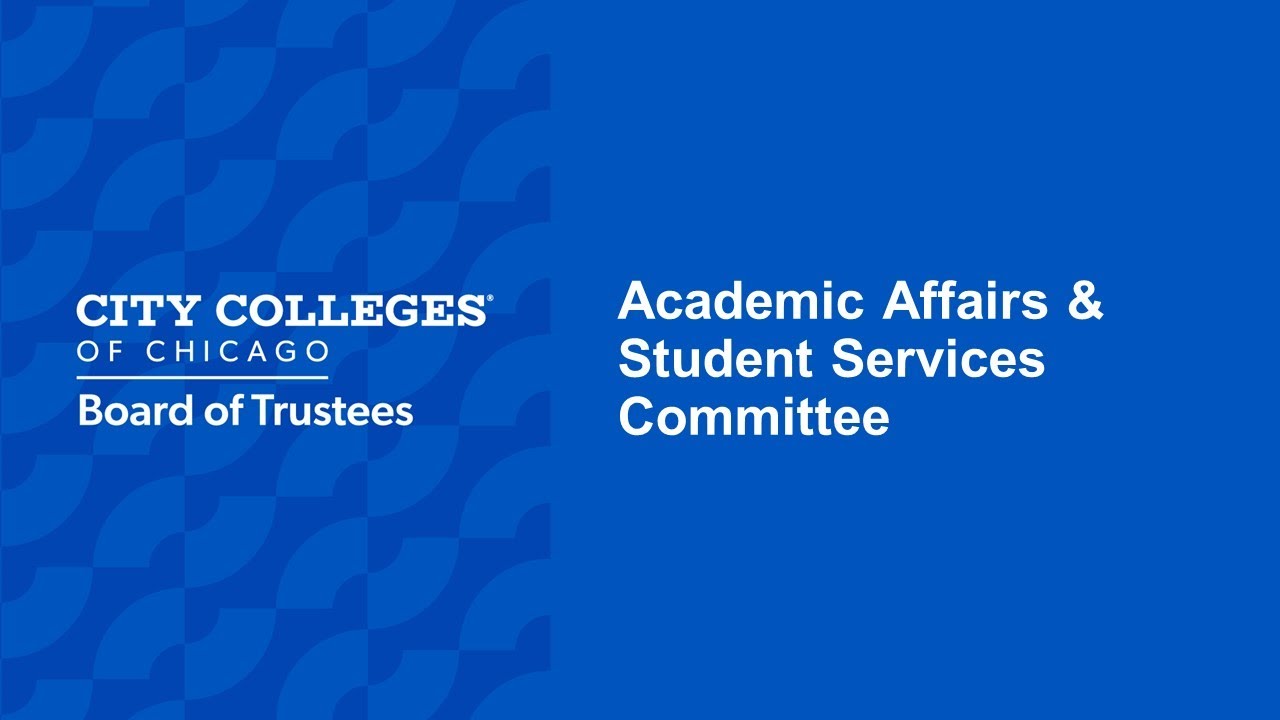 Academic Affairs & Student Services Committee November 6th, 2025