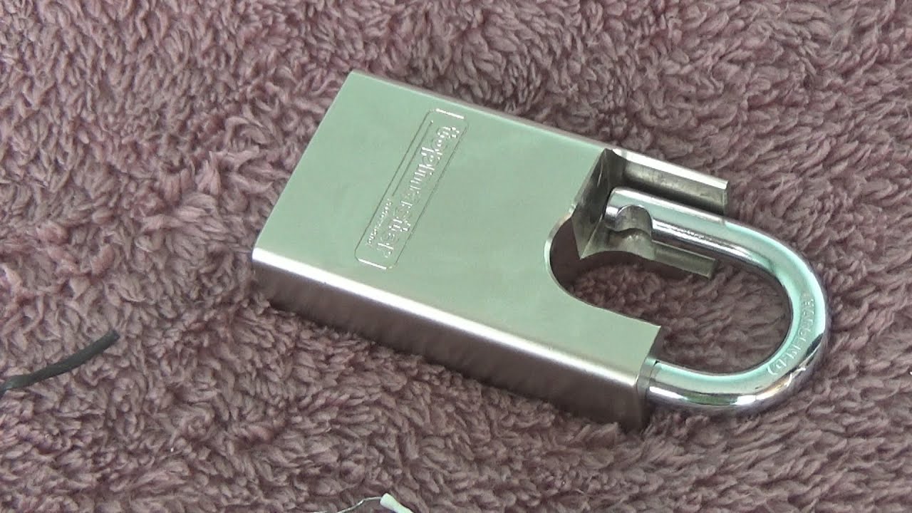 Unboxing and test of Topmaster High Security Lock Padlock 40 mm with Protected Shoulder