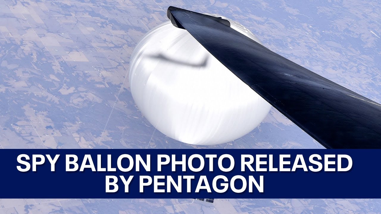 Spy balloon images released