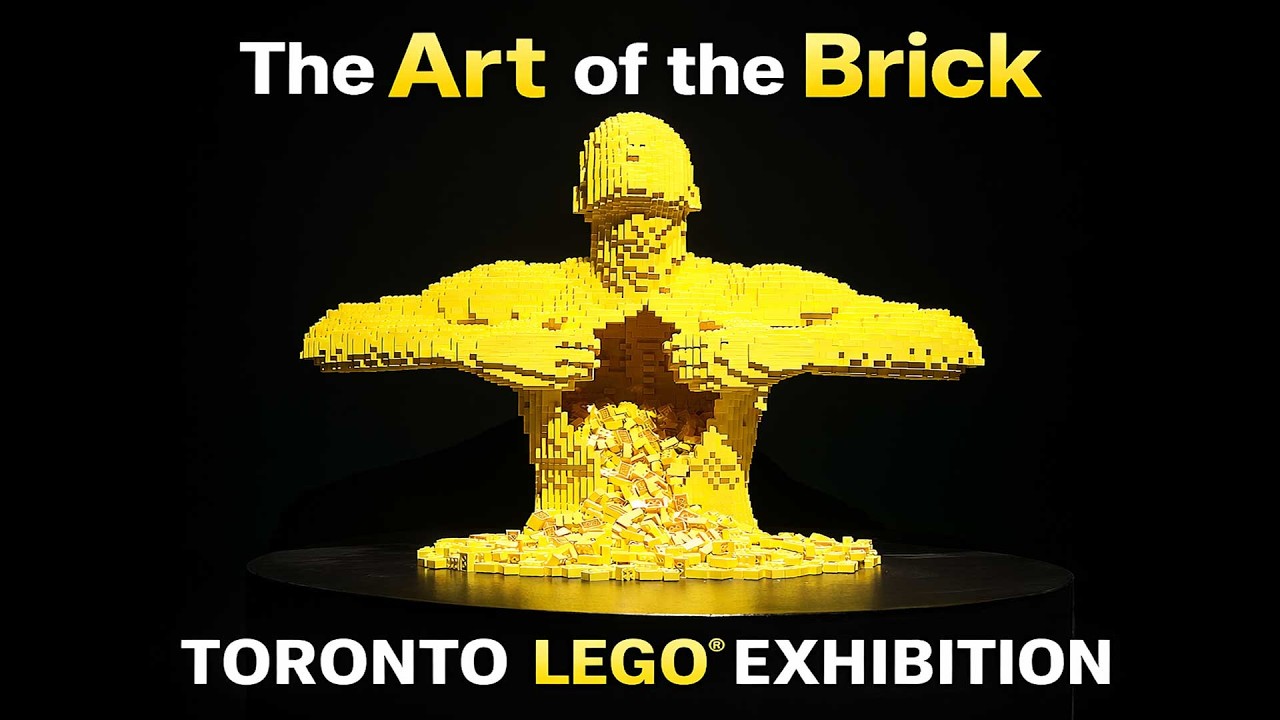 👷‍♀️🧱 Вы не поверите, какая выставка LEGO-арта в Торонто! | Art of the Brick 4K
