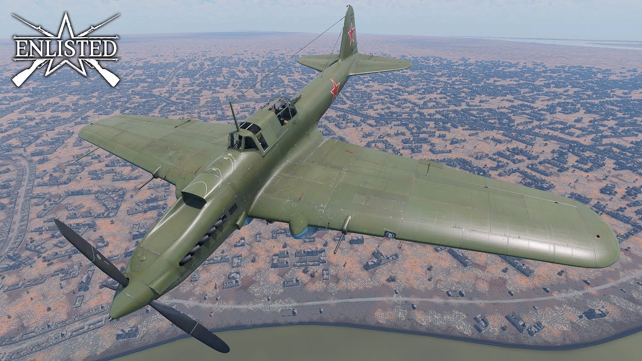 The new IL-8 with 2 x 500 kg bombs. Enlisted gameplay