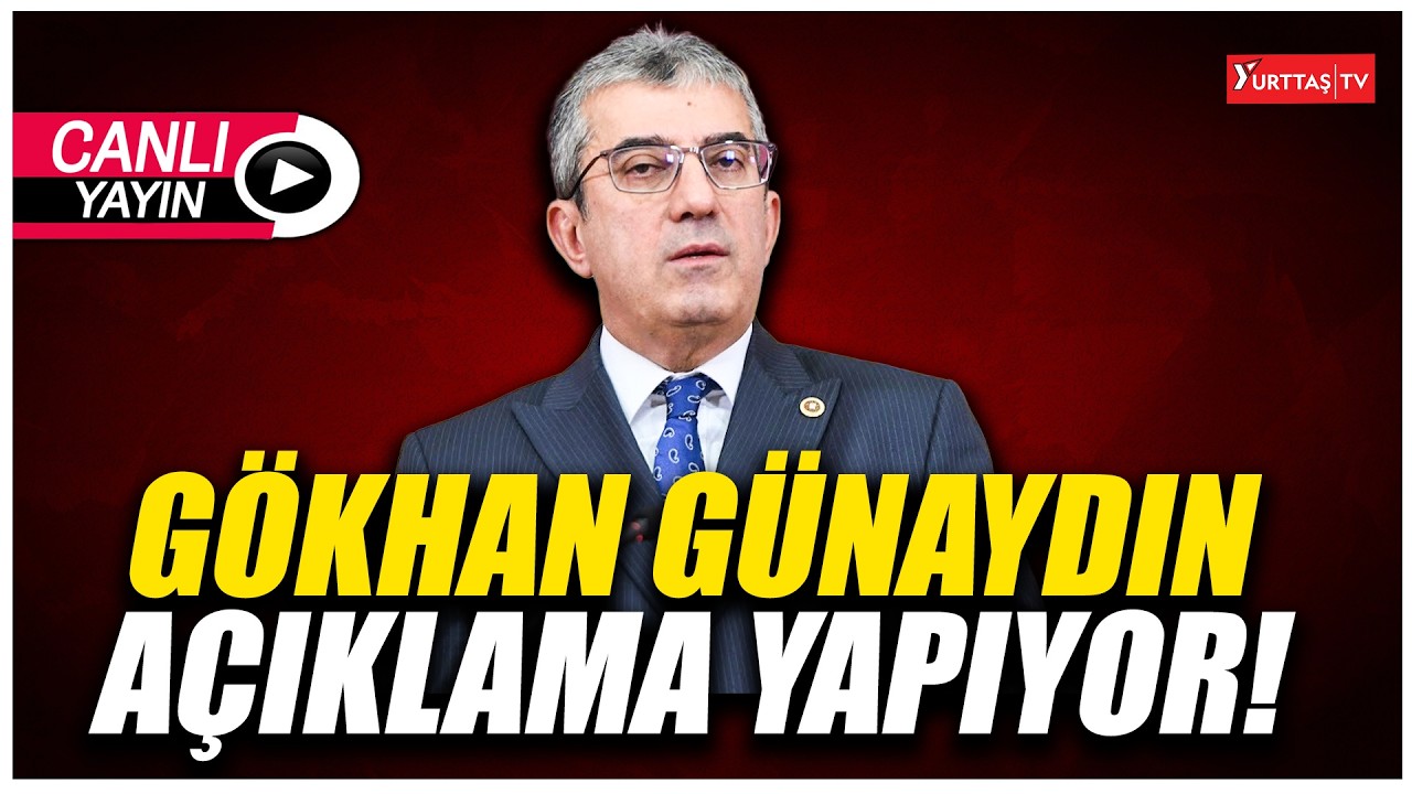 CHP Grup Başkanvekili Gökhan Günaydın açıklama yapıyor