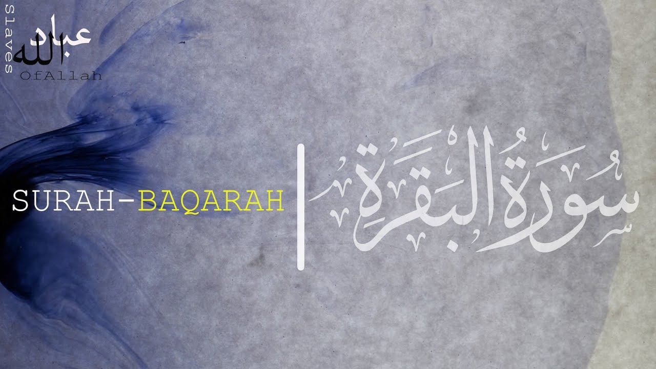 SURAH-BAQARAH | Allah does not burden a soul beyond it's limit | Beautiful recitation.