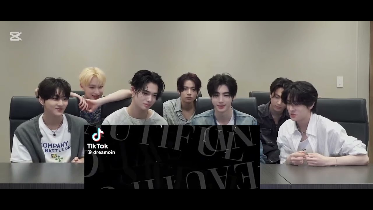 enhypen reaction to TikTok