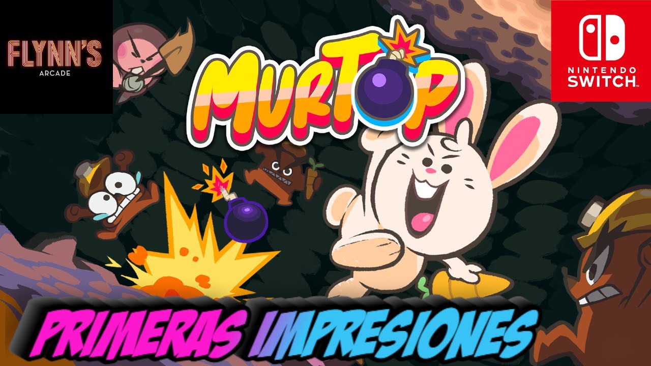 MURTOP (Nintendo Switch) - ¡UN JUEGAZO MUY ADICTIVO DE HIULIT Y FLYNN'S ARCADE! | AdmaGames|Gameplay