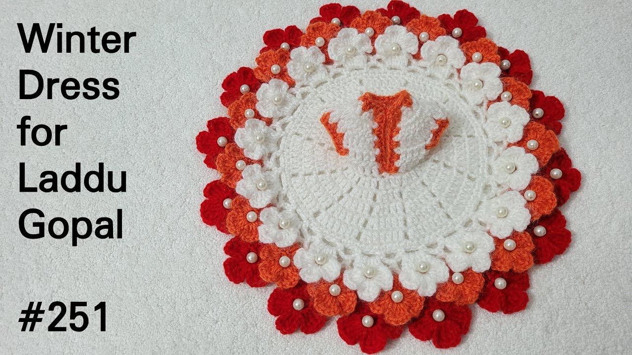 Crochet Winter Dress for Laddu Gopal / Kanhaji || Bal Gopal Dress || Krishna Dress