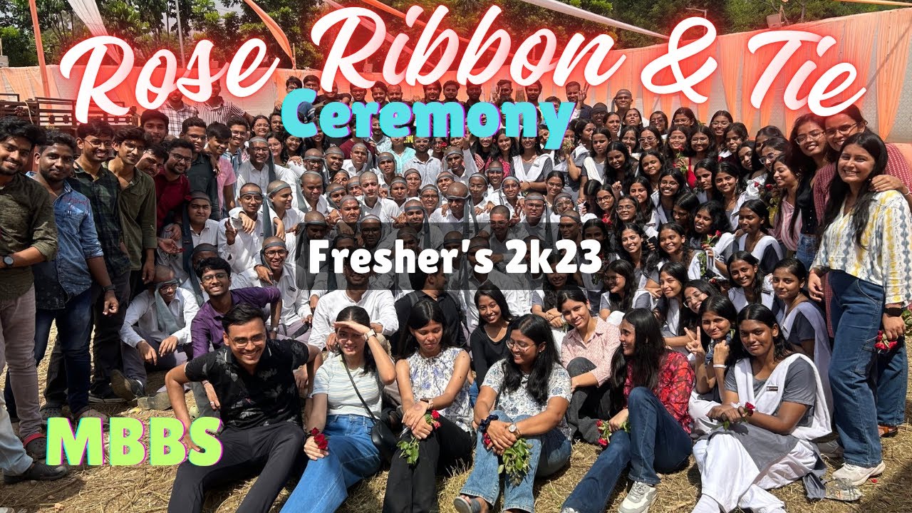 Freshers 2k23 batch IGIMS PATNA | Rose Ribbon Tie ceremony |  medical College freshers MBBS Freshers