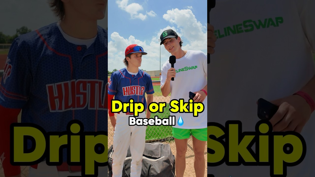 Baseball Drip or Skip 💧 #baseball