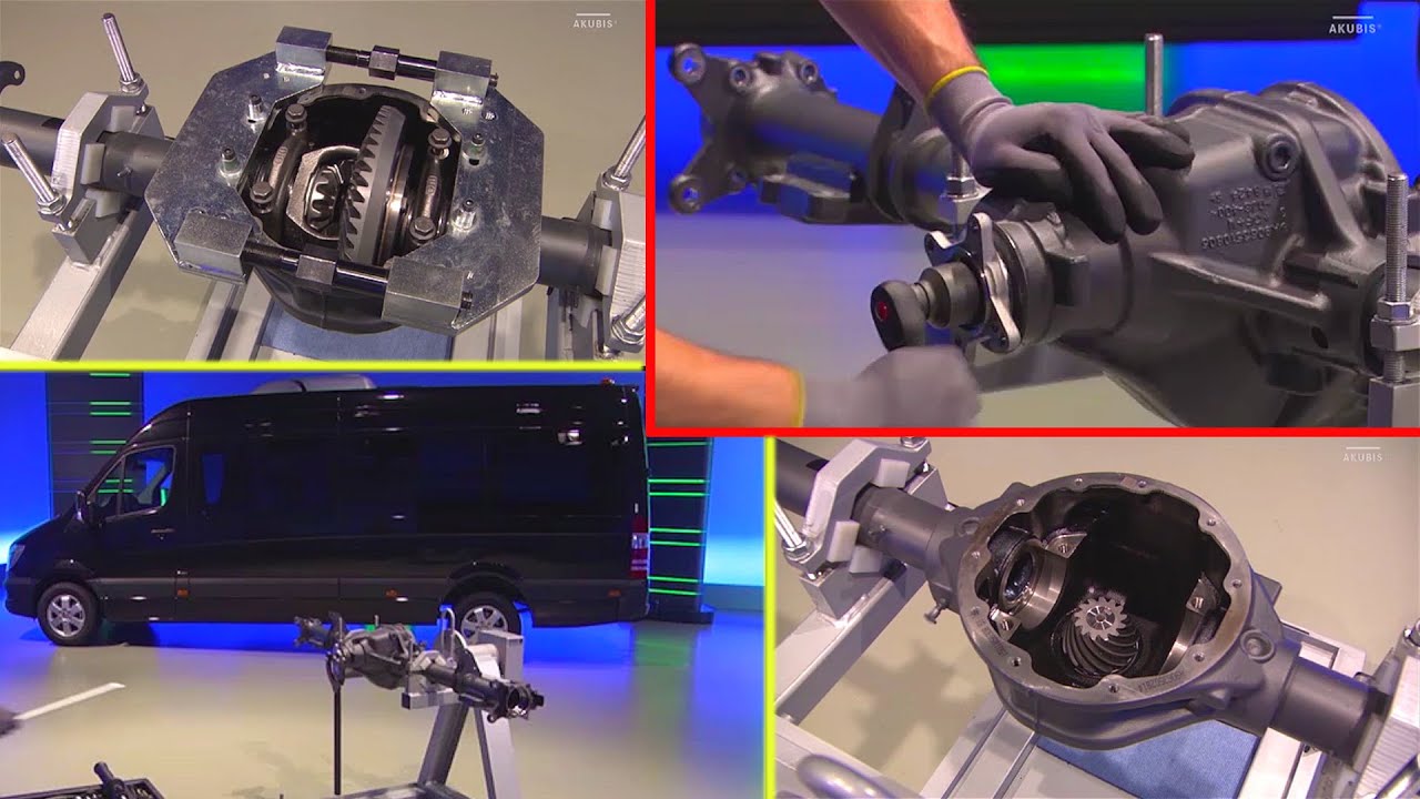 Ремонт заднего моста Mercedes-Benz Sprinter: Часть 5 — Регулировка зазора в шестернях (W906, W900)