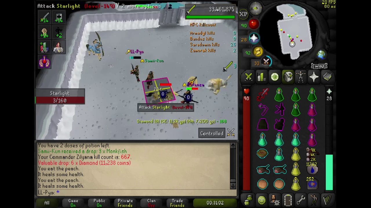 Commander Zilyana tank mele trio strategy