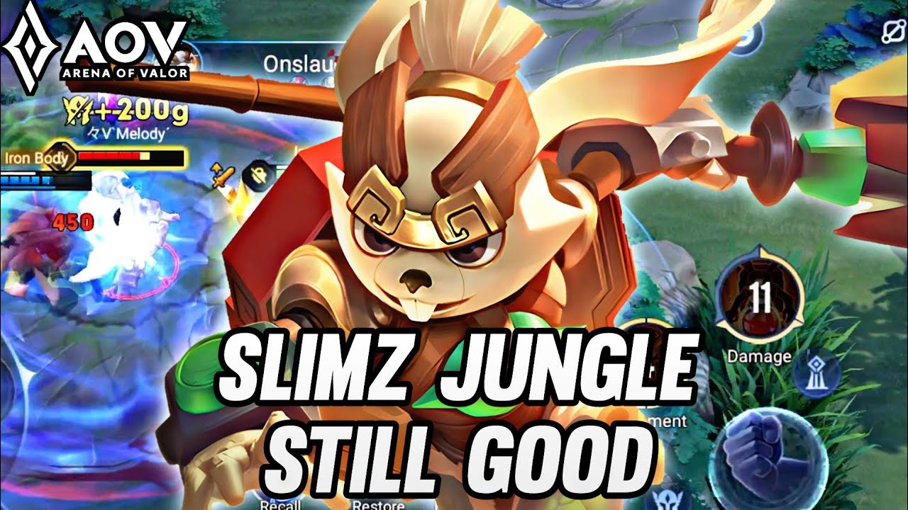 SLIMZ PRO GAMEPLAY | SLIMZ JUNGLE - ARENA OF VALOR
