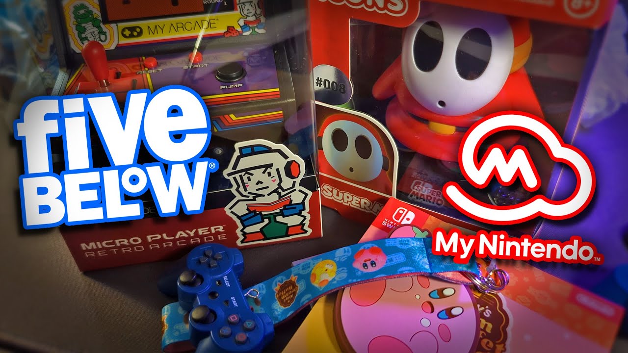 My Nintendo & Five Below Unboxing… also it's ASMR style?