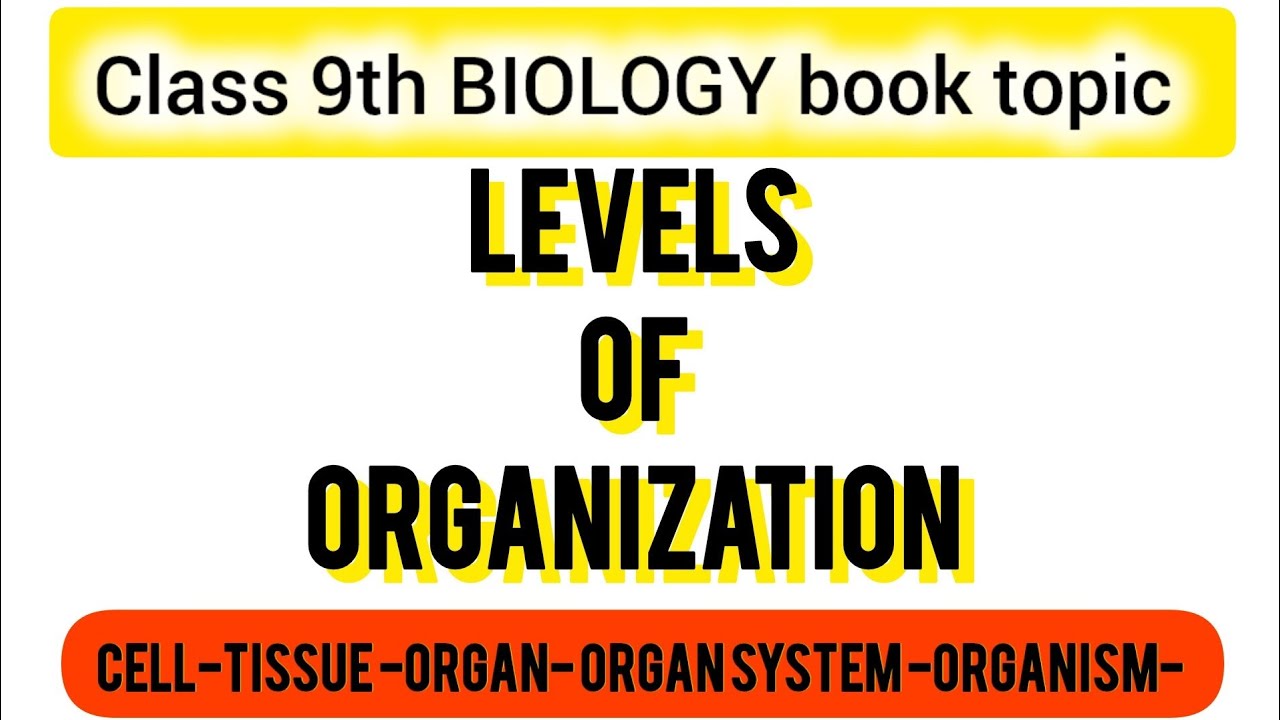 class 9th_biology -level of organization in Urdu/hindi | complete topic 