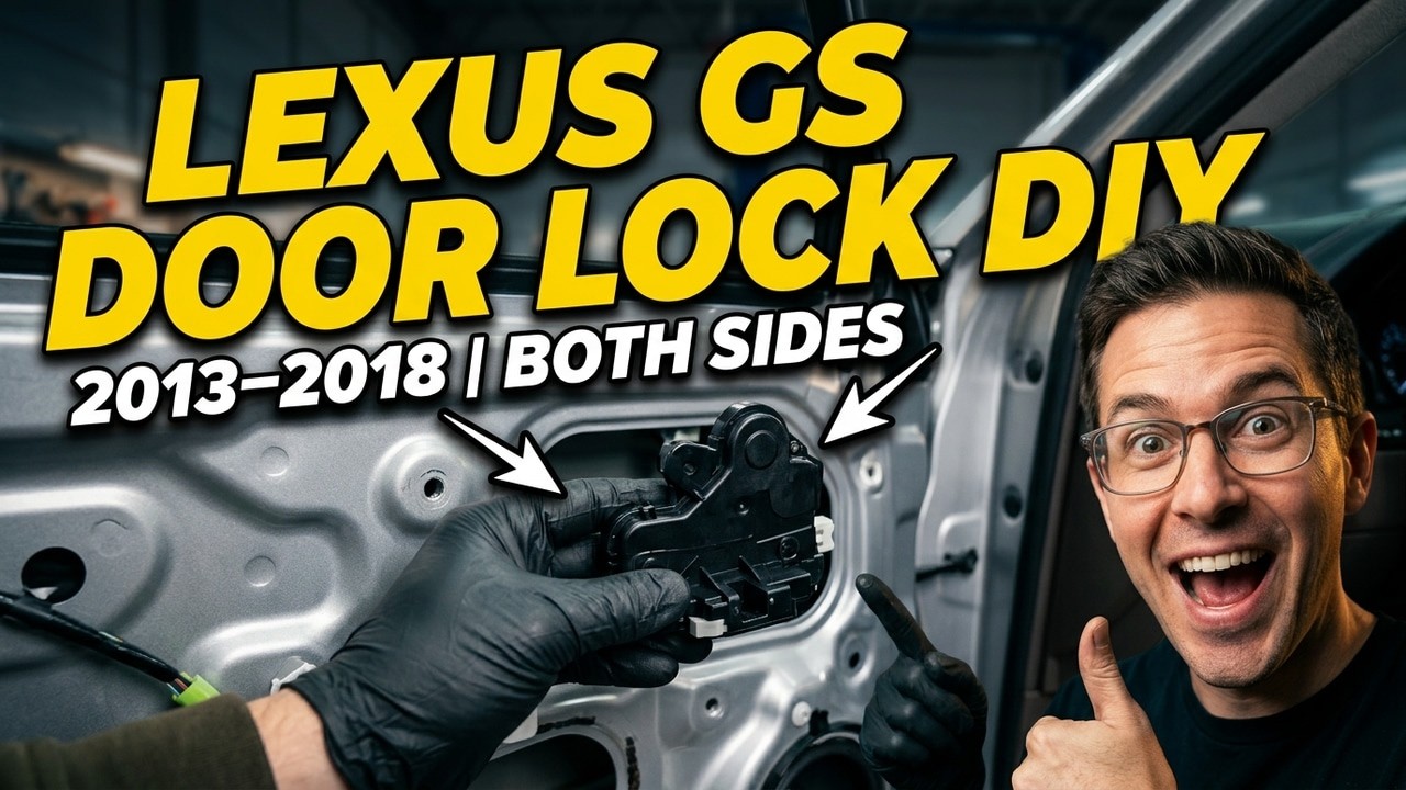 How to Fix - 2016 Lexus GX460 Passenger door lock Actuator/Motor