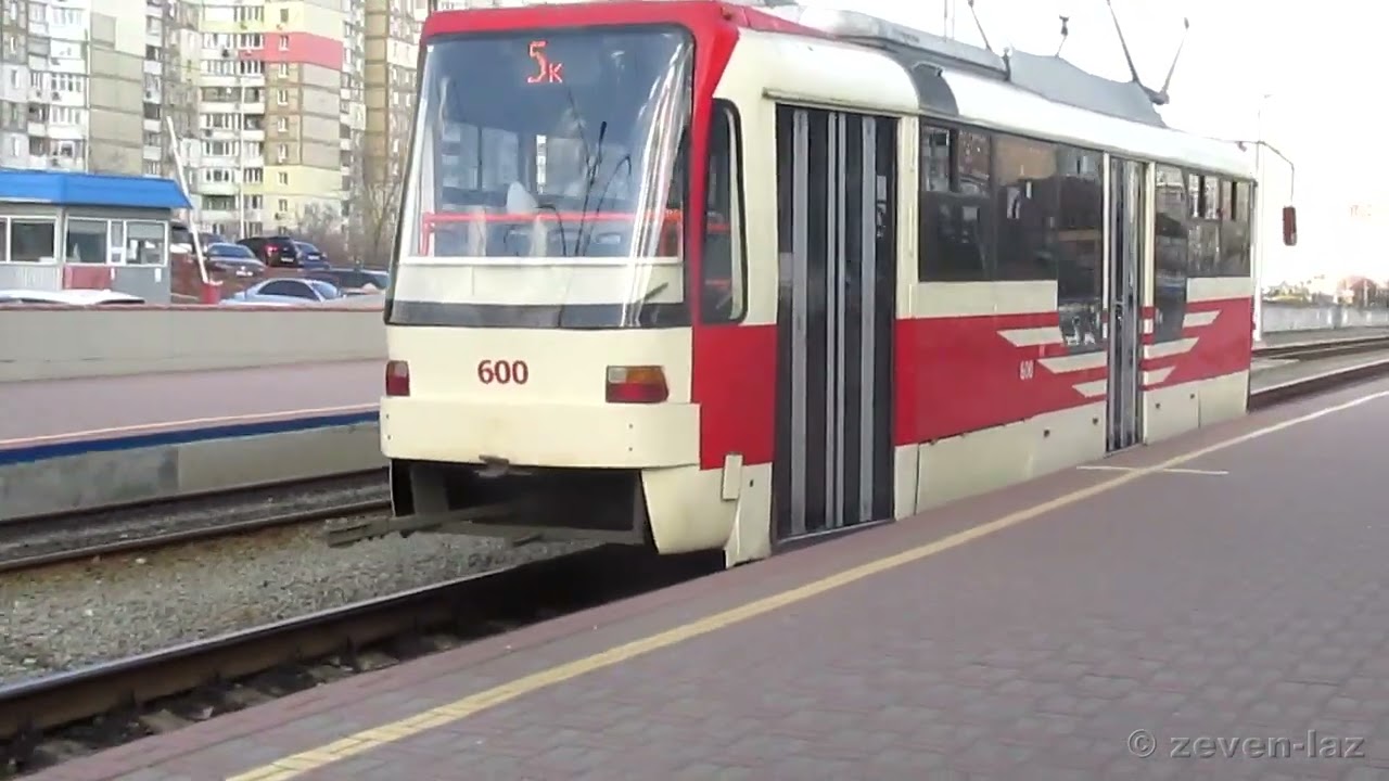 Київський швидкісний трамвай, лівобережна лінія 20.02.2022 / Kyiv high-speed tram, left bank line