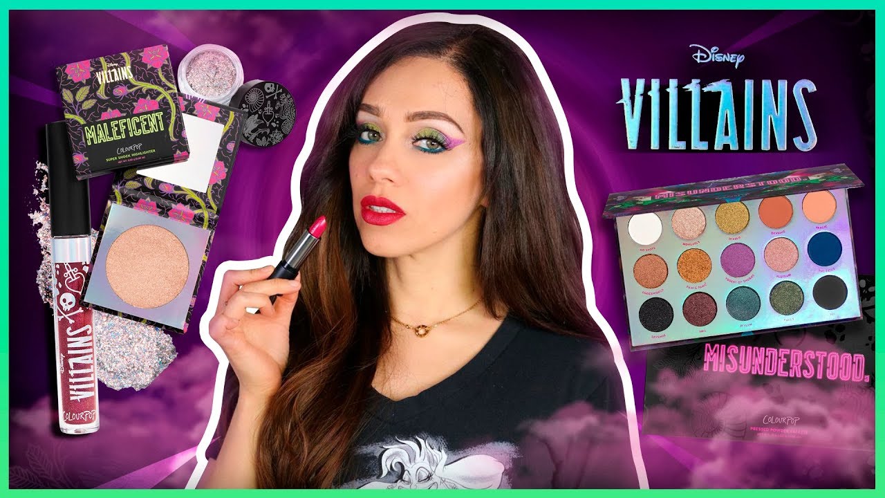 COLOURPOP DISNEY VILLAINS: UNA DE LAS MEJORES COLECCIONES QUE HE PROBADO!