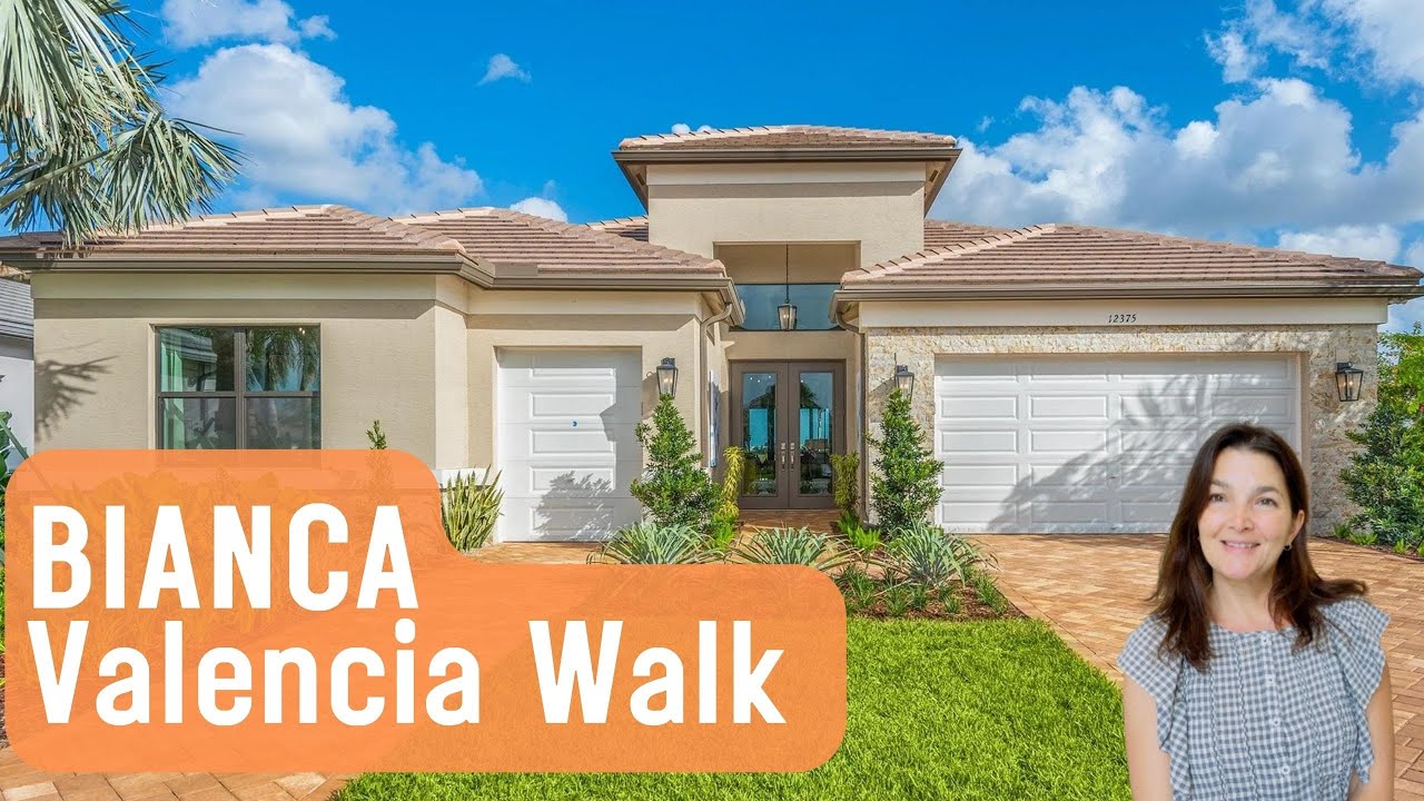 NEW CONSTRUCTION HOME TOUR IN FLORIDA - BIANCA MODEL IN VALENCIA WALK - RIVERLAND - PORT SAINT LUCIE