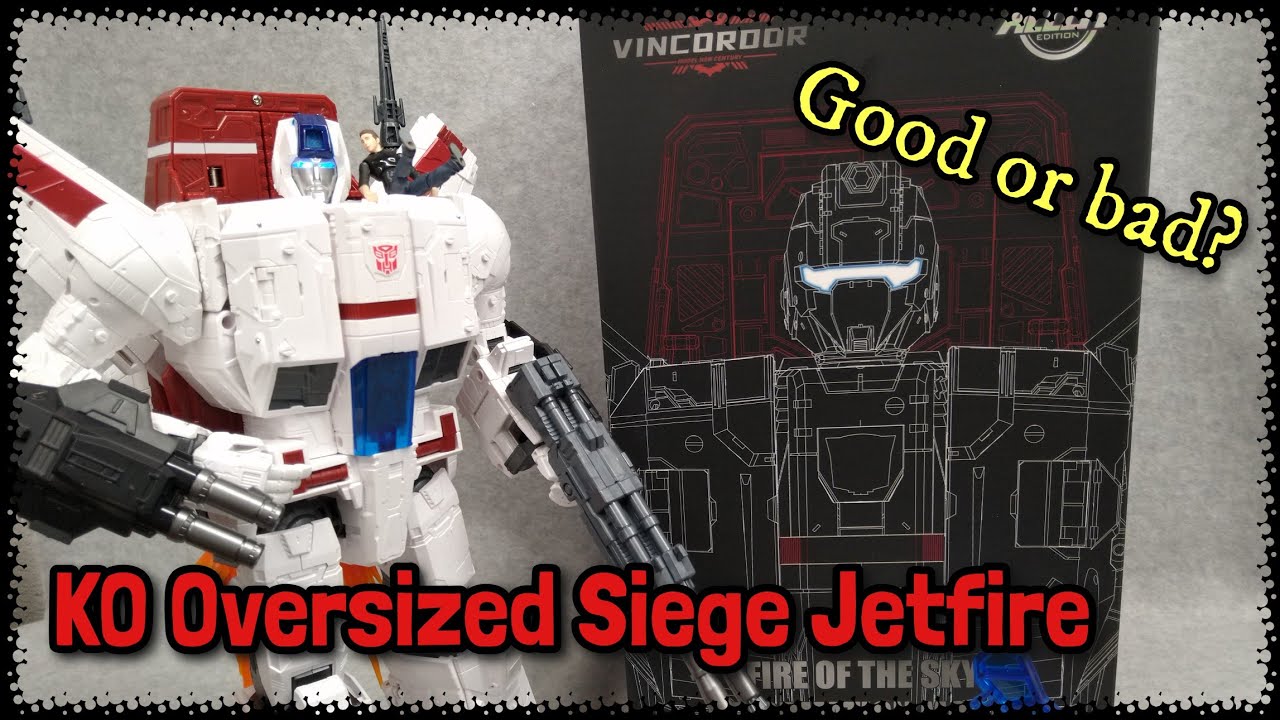 Jetfire KO oversized transforming figure Vincordor Fire of the Sky Siege diecast #jetfire