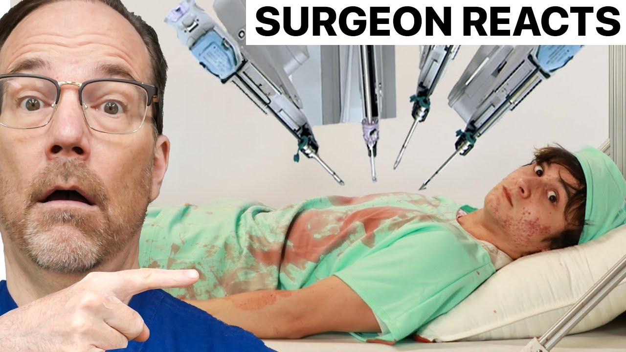 I Built A Surgery Robot 🤯 Surgeon Reacts