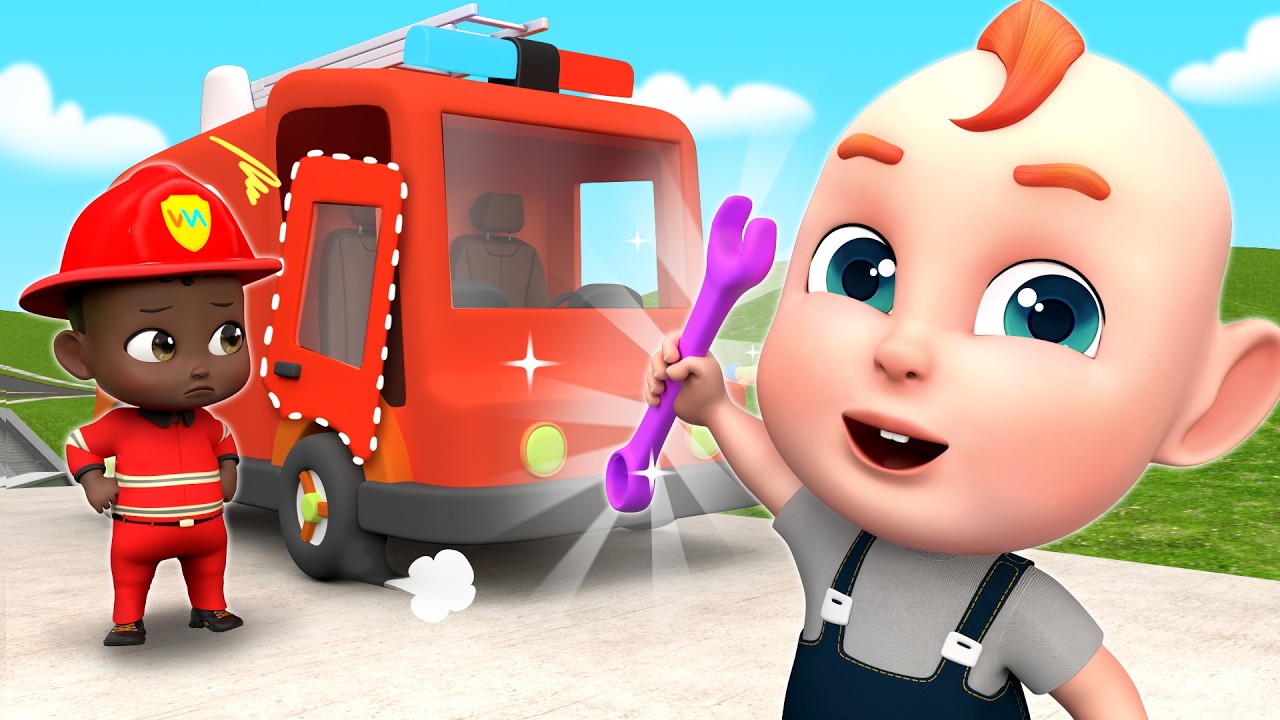 Aku Adalah Mekanik Mobil | Truk Pemadam Kebakaran, Mobil Polisi 🚓🚒| Lagu Anak | Rosoo