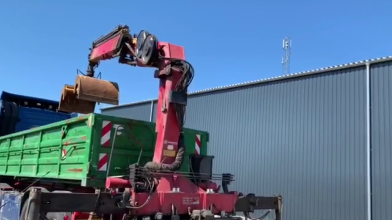 HMF 2220 Bagmonteret lastbilkran 294.313 på Klaravik Danmark.dk