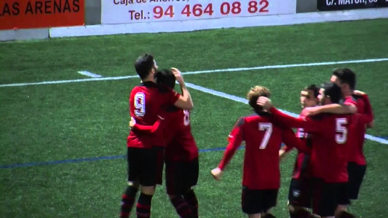 Segunda B 2015-16. Los goles del Arenas Club 2- Talavera 0