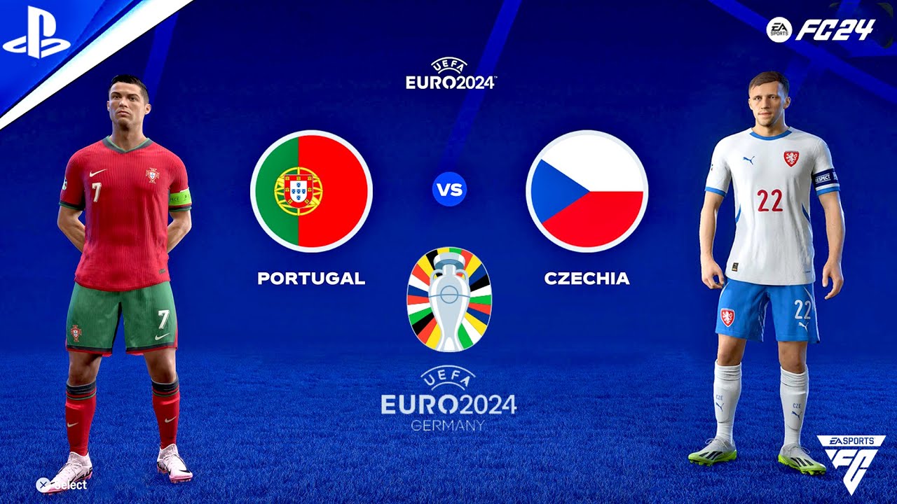 FC 24 - Portugal vs Czechia - UEFA EURO 2024 Group Stage Match Day 1 | PS5™ Gameplay 4K HDR