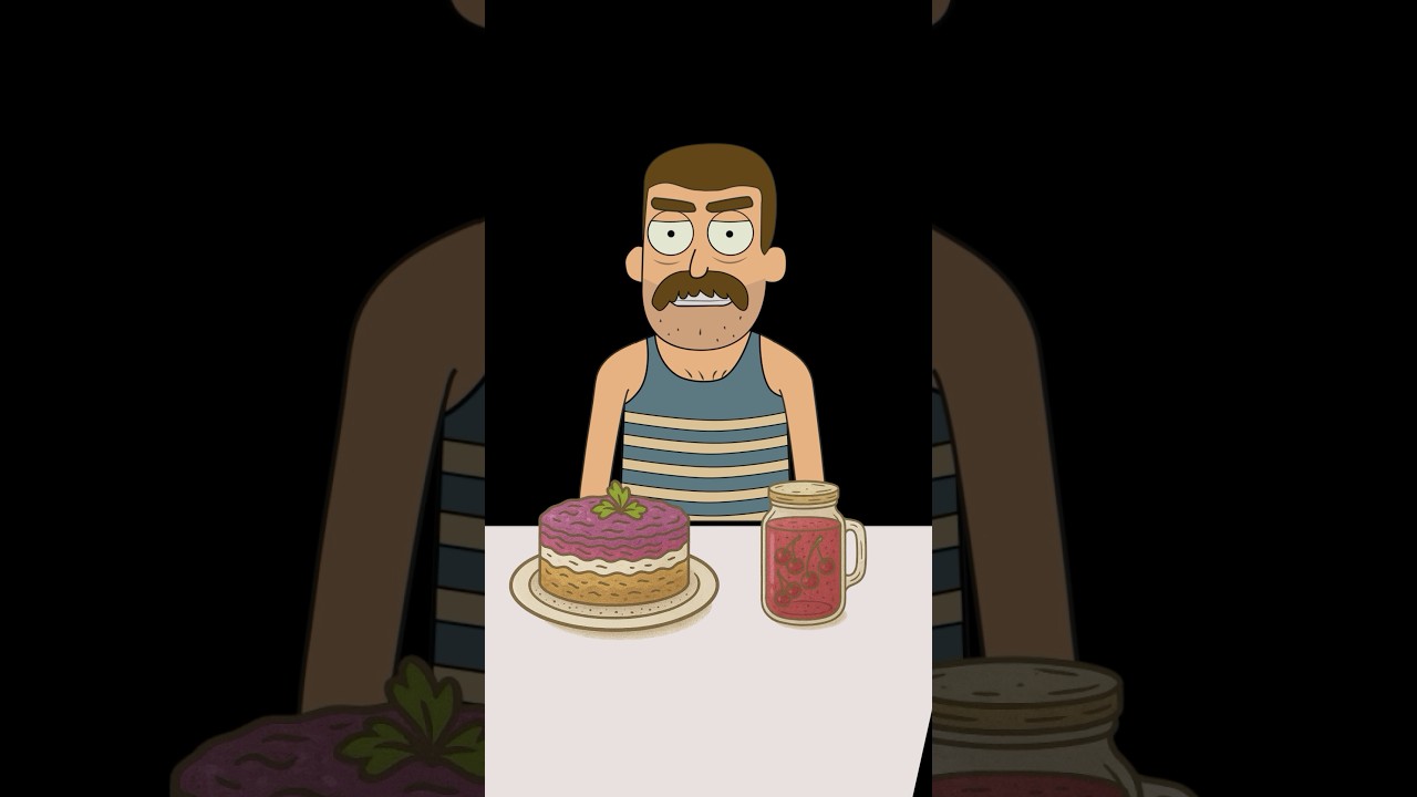 Russisches Essen oder Pizza? #animation #papaboka #essen #russischesessen #russlanddeutsche
