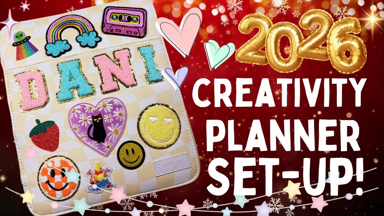 🎁 Набор для создания креативного планировщика на 2026 год | PLANNER BABE CHRISTMAS | DAY