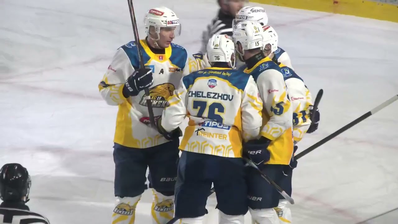 43. kolo HK ‘95 Považská Bystrica - HC 19 Humenné 3:5 (HIGHLIGHTY)