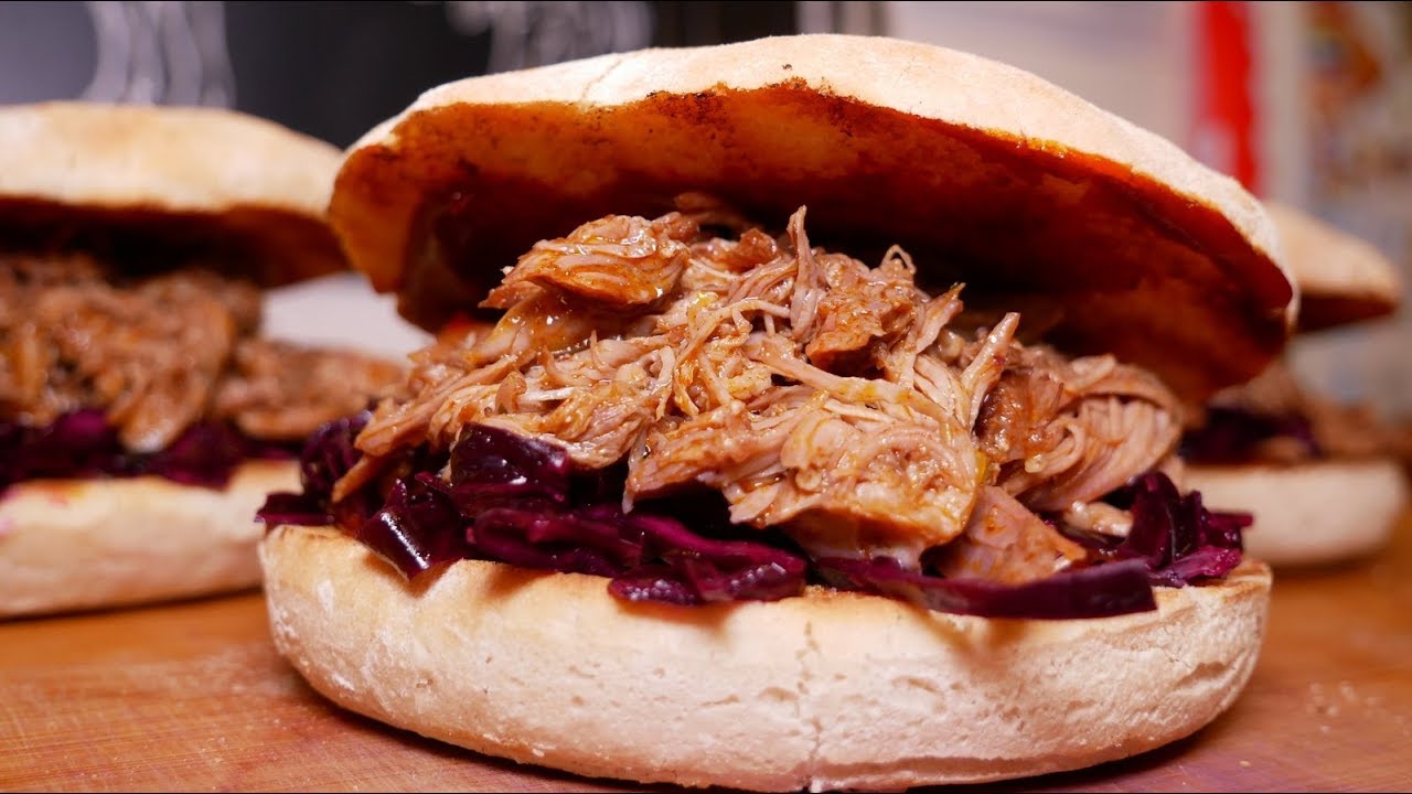 Enten Burger / Pulled Duck Burger / Weinachts 🍔 Dutch Oven+Weber Go Anywhere Grill