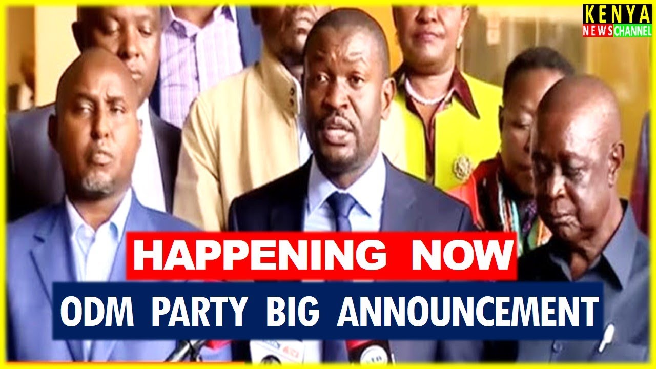 LIVE - ODM Party to announce Next Move on 2027 Elections from Kisumu