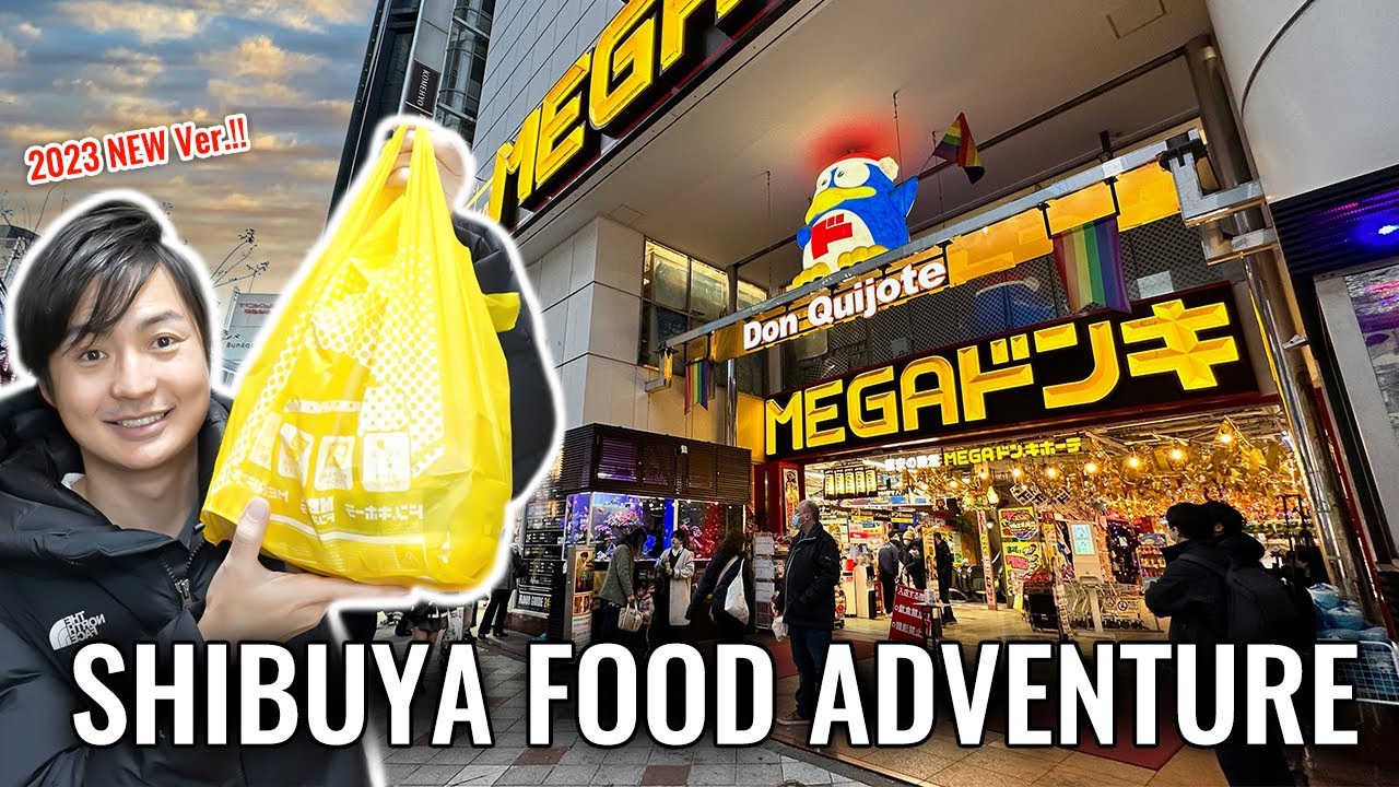 I Picked Many Random New Foods at Shibuya Mega Don Quijote and I Regret.. Ep.382
