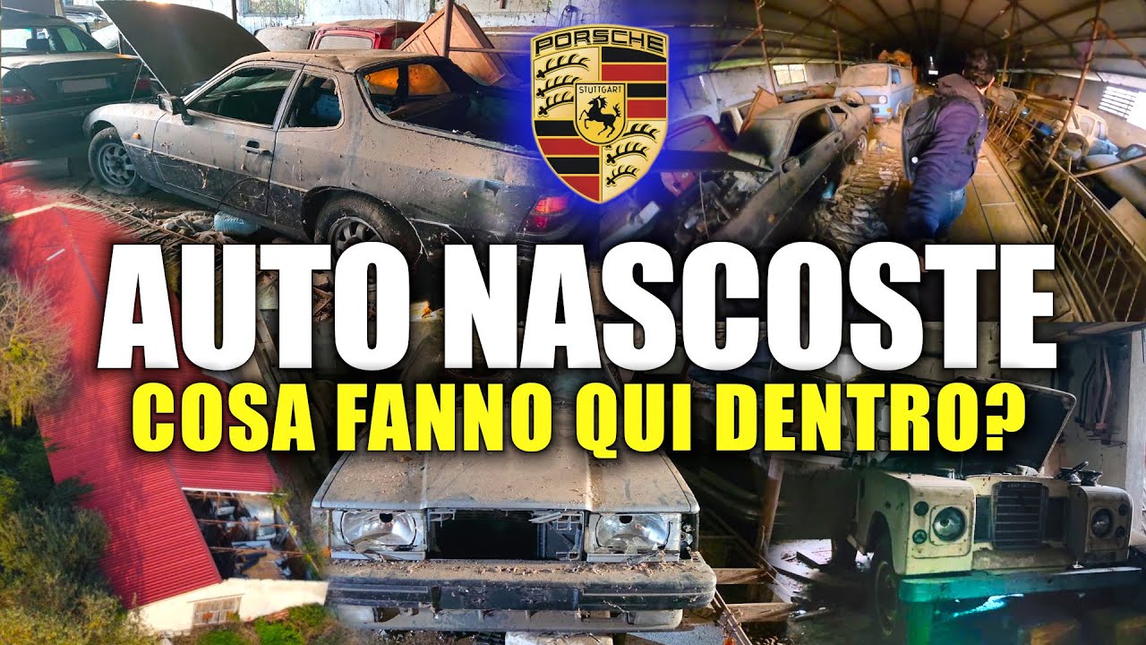 CENTINAIA DI AUTO ABBANDONATE E NASCOSTE IN UN CAPANNONE ABUSIVO! COSA FANNO VERAMENTE QUI DENTRO?