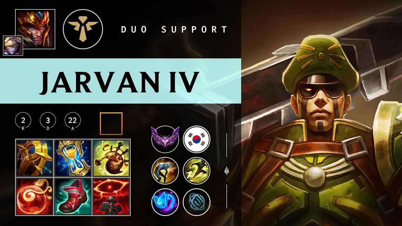 Jarvan IV Support vs Mel - KR Master Patch 26.02