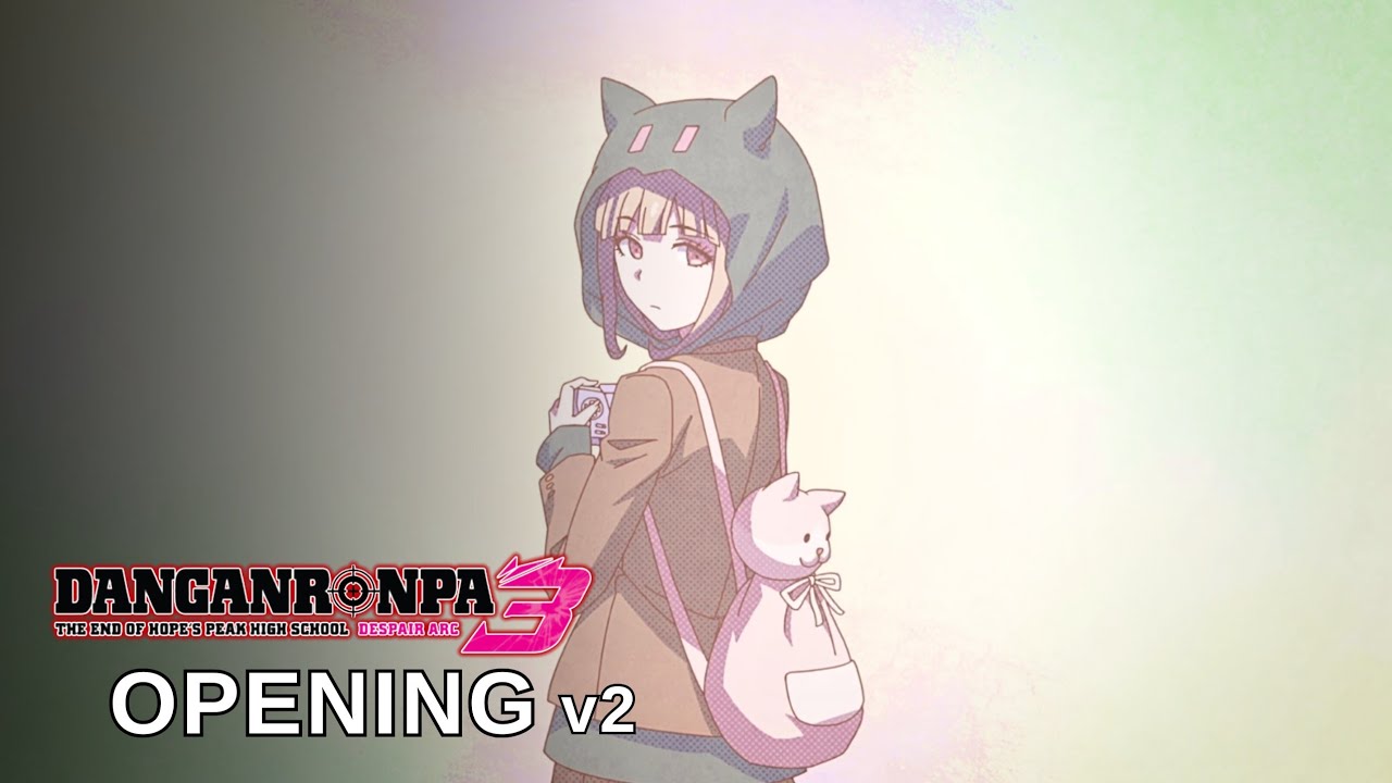 「Creditless」Danganronpa 3: The End of Hope's Peak High School Despair Arc OPv2『Kami-iro Awase』4K UHD