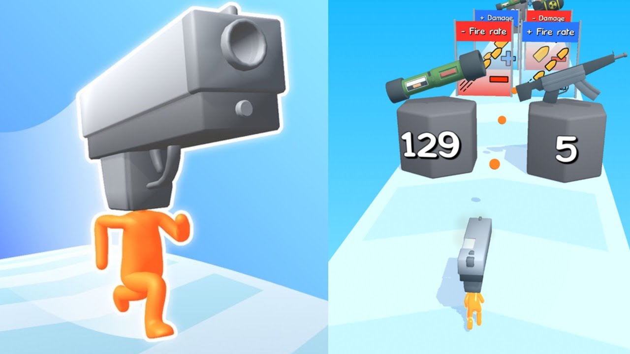 Gun Head Run || IOS/Android Game Review 2022