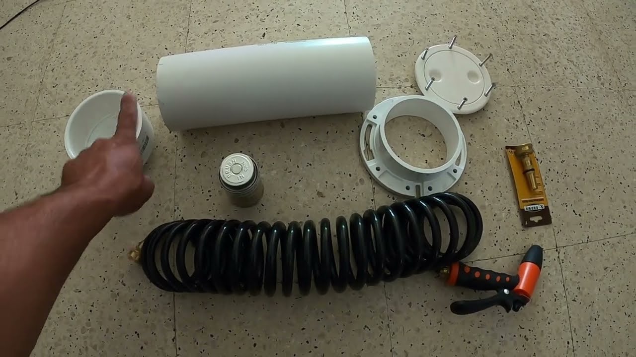 How To Flush Mount Wash Down Coil Hose