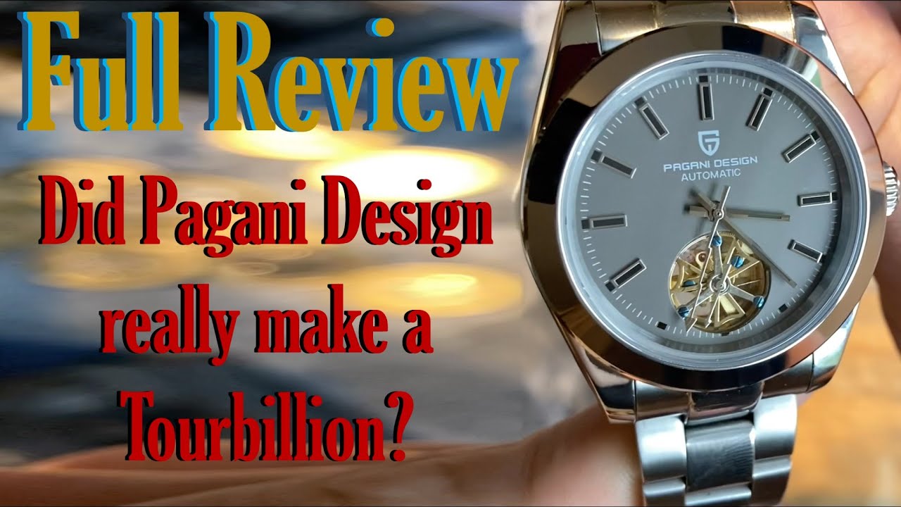 The Label Noir Pagani PD1658 - A watch doing it's best to be seen!