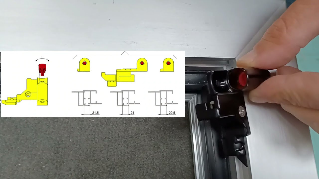 SAVIO RIBANTA 4 - New hinge for Tilt&Turn System.