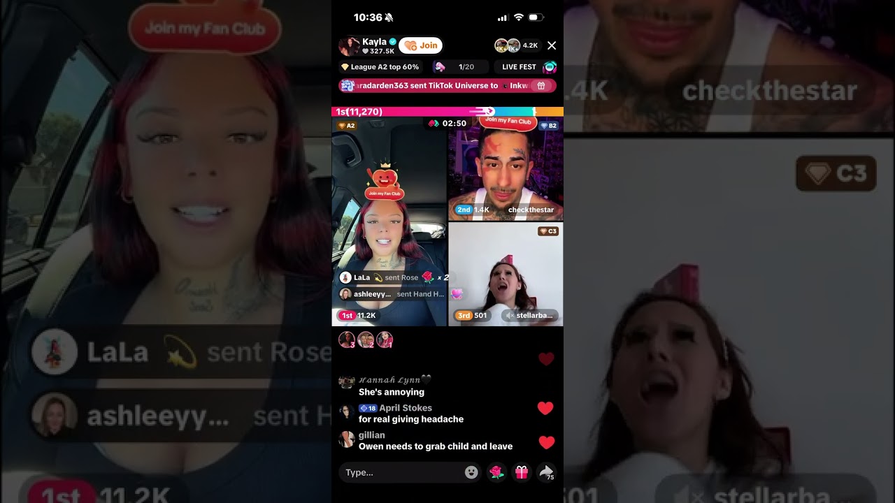 Kayla and Stella arguing over flyy (Stella won’t stop screaming)