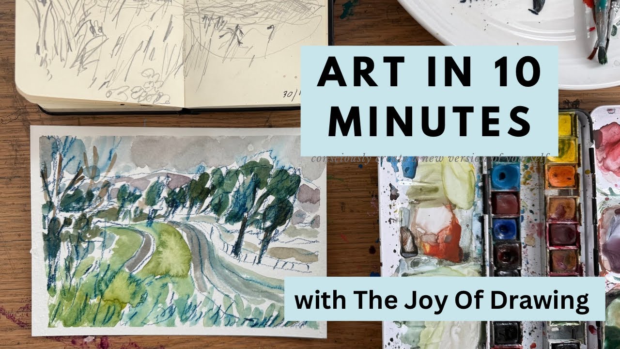 Art in 10 minutes - with The Joy of Drawing