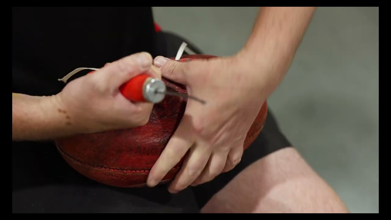 Sherrin re-bladdering Process
