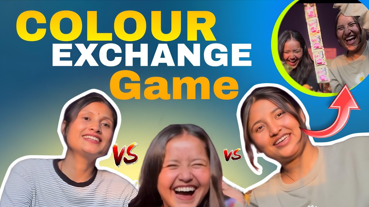 Colour Exchange Game||❤️ Dheraii Mazza aayo.