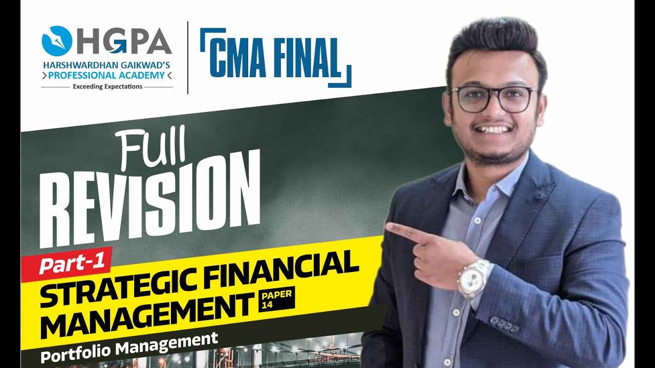 CMA FINAL SFM MARATHON | PORTFOLIO MANAGEMENT | CMA FINAL NEW EXAM PATTERN |SUM SOLVING | PART 1