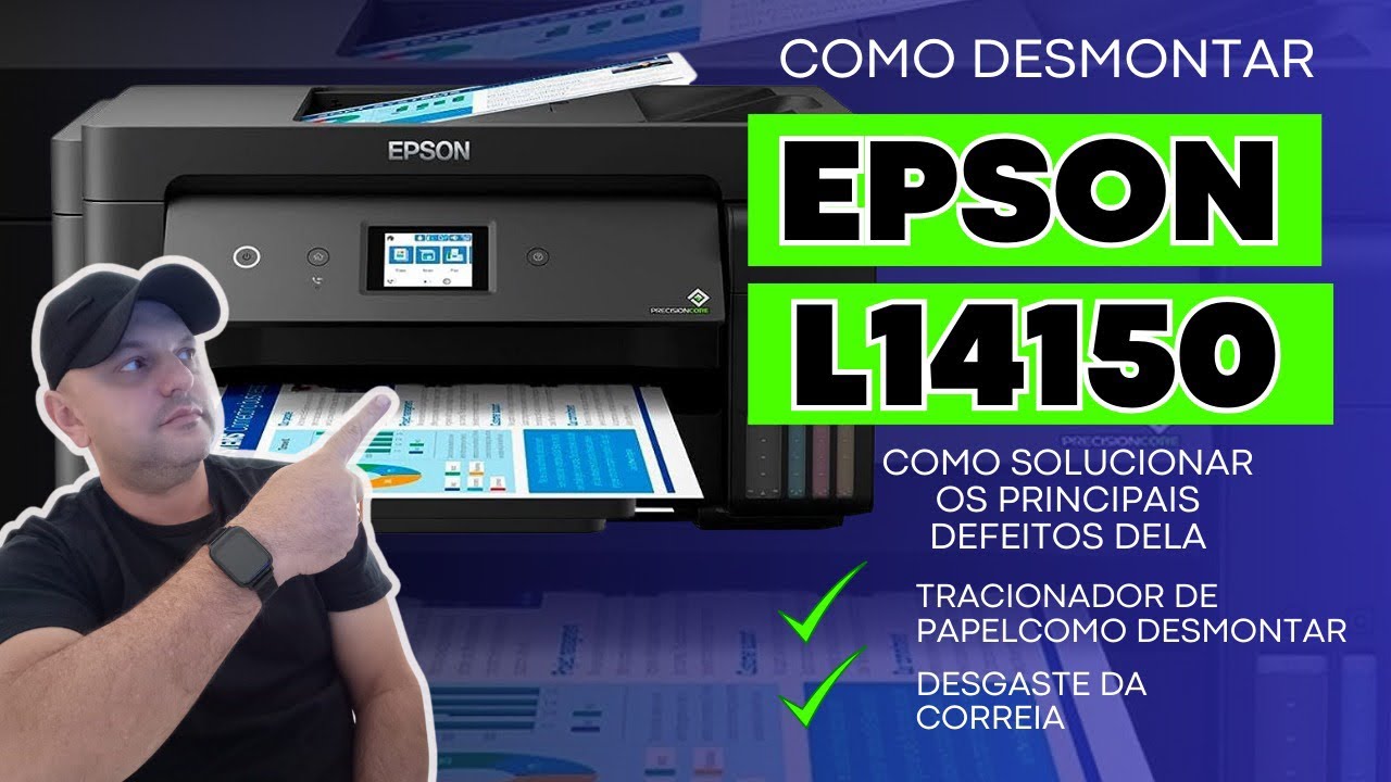 Como desmontar Epson L14150 (A3)