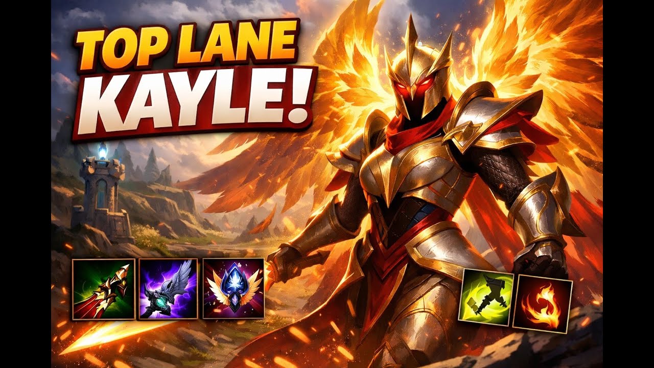Tr serverinde Top  Lane Kayle oynamaya çalışıyoruz...!! ( League Of Legends )