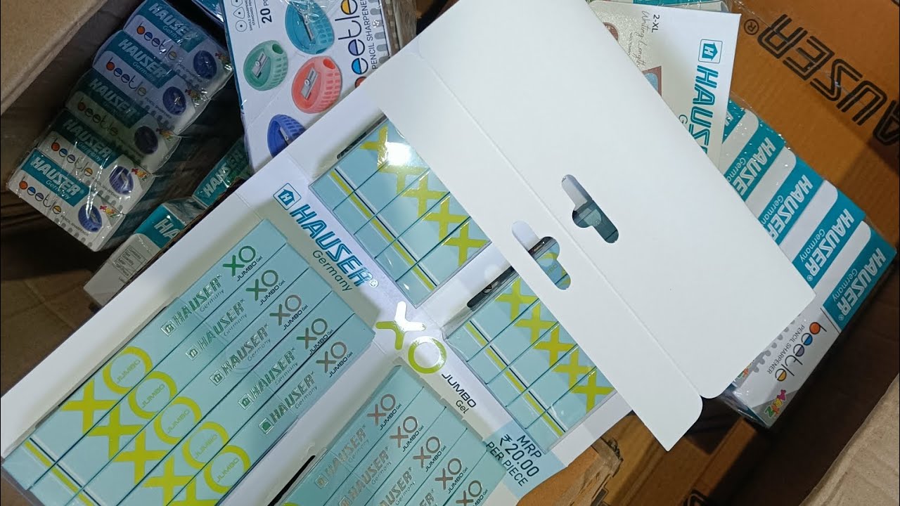 Unboxing Hauser Stationery &Doms stationery 