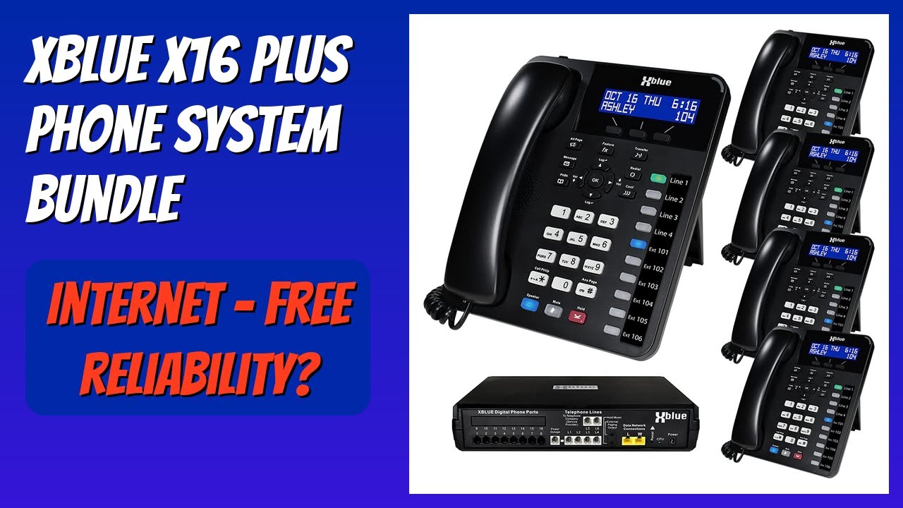 REVIEW (2026): Xblue X16 Plus Phone System Bundle. Features