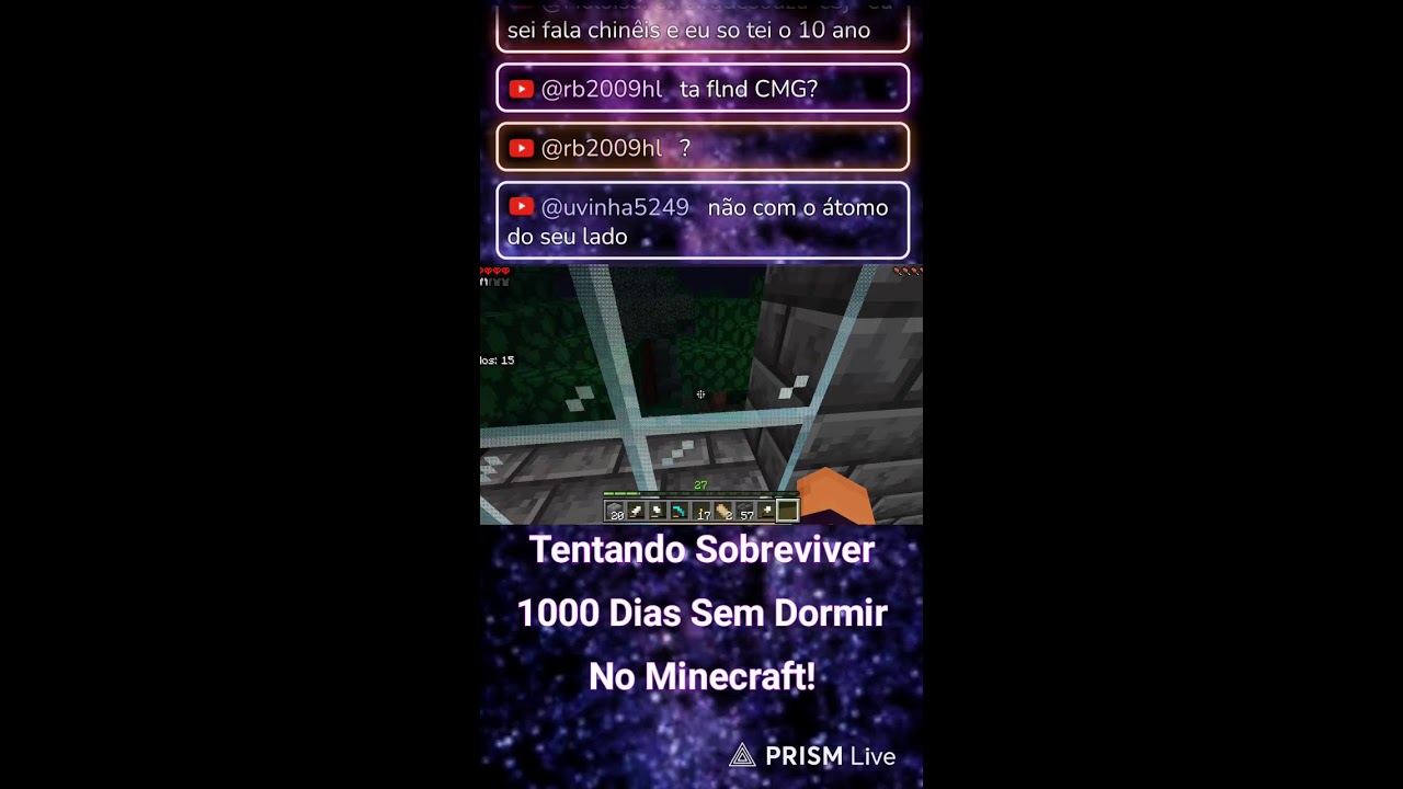 Tentando Passar 1000 Dias no Minecraft Sem Dormir!